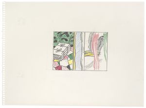 Artwork: Two Paintings: Folded Sheets (Study), 1982 (RLCR 3156)