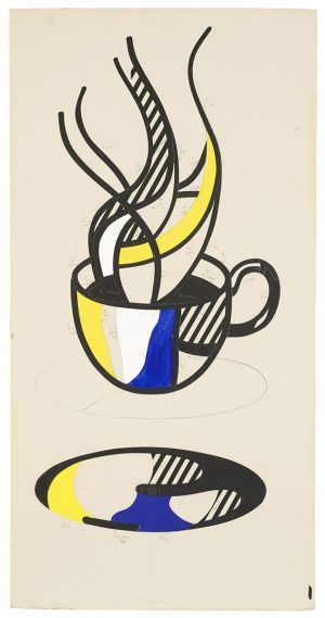 Artwork: Cup and Saucer I (Study), c. 1976 (RLCR 2433)