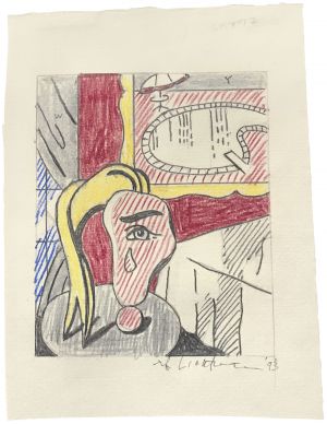 Artwork: Interior with Swimming Pool Painting (Study), 1992 (RLCR 4134)