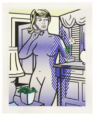 Artwork: Nude with White Flower (Study), 1994 (RLCR 4303)