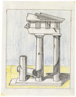 Artwork: Temple II (Study), 1965 (RLCR 1175)