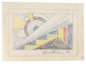Artwork: Modern Painting with Wedge (Study), 1967 (RLCR 1427)