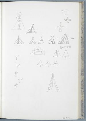 Artwork: Amerind (Studies), c. 1979 (RLCR 2688.8)