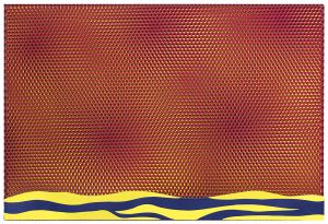 Artwork: Perforated Seascape #2 (Red), 1965 (RLCR 1114)