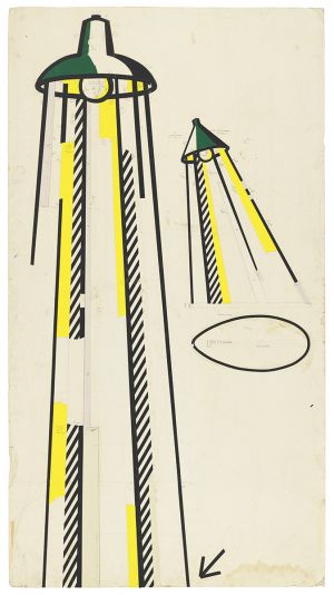 Artwork: Lamp I and Lamp II (Studies), c. 1977 (RLCR 2616.1)