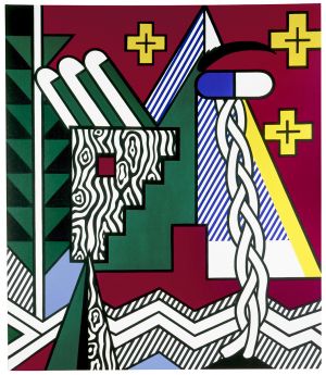 Artwork: Two Figures with Teepee, 1979 (RLCR 2855)