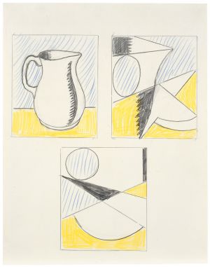 Artwork: Pitcher Triptych (Studies), c. 1972 (RLCR 2051)