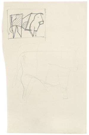 Artwork: Bull III (Studies), 1973 (RLCR 2144)