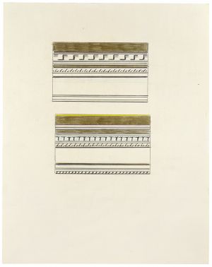 Artwork: Entablature (Studies), c. 1975 (RLCR 2350)