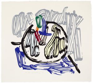 Artwork: Apple with Gray Background, 1982 (RLCR 3187)