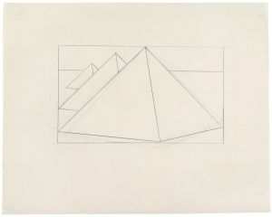 Artwork: Pyramids II (Study), c. 1969 (RLCR 1757)