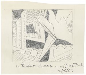 Artwork: Modern Painting with Small Bolt (Study), 1967 (RLCR 1411)