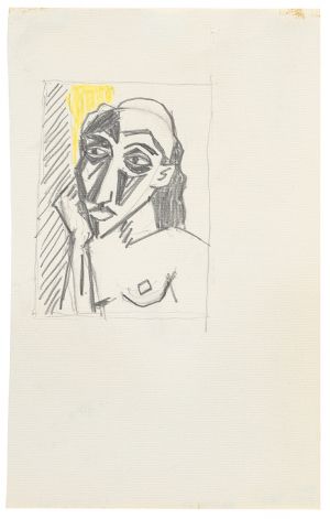 Artwork: Woman in Landscape (Study), 1980 (RLCR 2987)