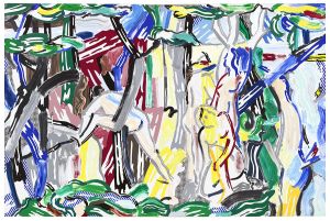 Artwork: Forest Scene with Figures, 1987 (RLCR 3630)
