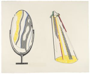 Artwork: Mirror II and Lamp (Studies), 1977 (RLCR 2631)