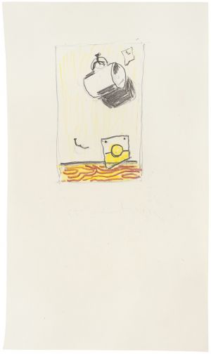 Artwork: Studio Wall Trompe l'Oeil, 1973 (RLCR 2223)