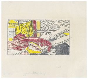 Artwork: Still Life with Lobster (Study), 1972 (RLCR 2089)