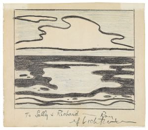 Artwork: Seascape with Clouds (Study), c. 1965 (RLCR 1145)