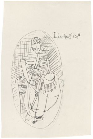 Artwork: Isaac Hull Esq. [Isaac Hull Esqu] (Study), c. 1953 (RLCR 411)