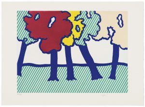 Artwork: Illustration for "Or Automnal: Arrière-Saison en Nouvelle Angleterre", 1992 (RLCR 4139.4)