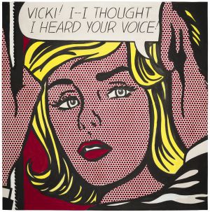 Artwork: Vicki! I – – I Thought I Heard Your Voice! (Study), 1964 (RLCR 1001)