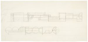 Artwork: Long Modern Sculpture (Studies), 1969 (RLCR 1690)