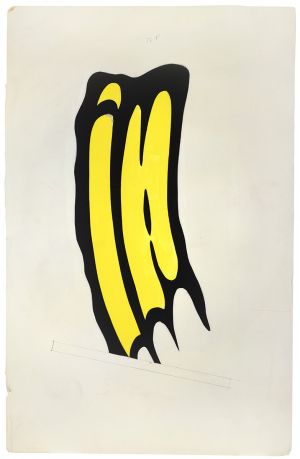 Artwork: Five Brushstrokes (Study), 1983 (RLCR 3203)