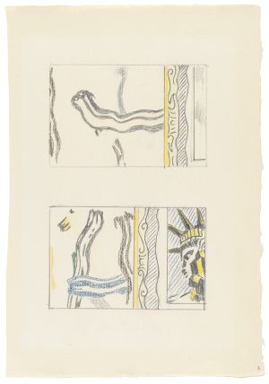 Artwork: Paintings with Statue of Liberty (Studies), 1983 (RLCR 3243)