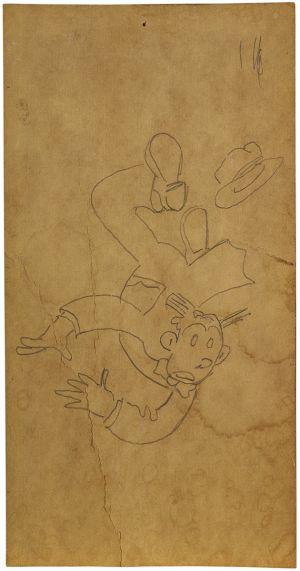 Artwork: Two Paintings: Dagwood (Study), c. 1983 (RLCR 3274)