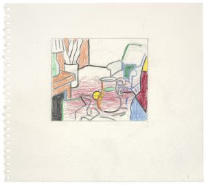 Artwork: Interior with Glass Pitcher (Study), 1997 (RLCR 4703)