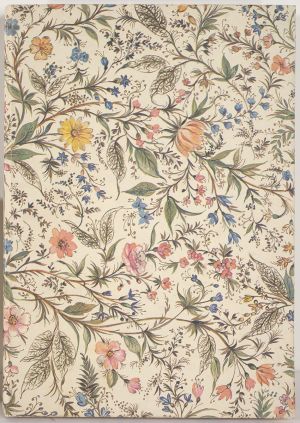 Artwork: Floral Print Sketchbook, Drawings in this book c. 1989–90 (RLCR 3865)  Back cover