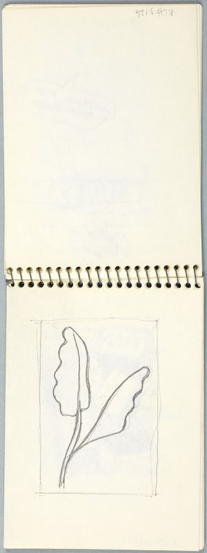 Artwork: Leaf (Study), c. 1992 (RLCR 4095.15)