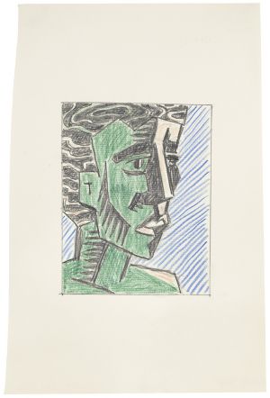 Artwork: Green Head (Study), 1979 (RLCR 2826)