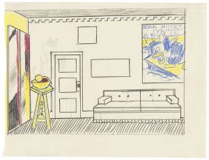 Artwork: Artist's Studio "Look Mickey" (Study), 1973 (RLCR 2121)