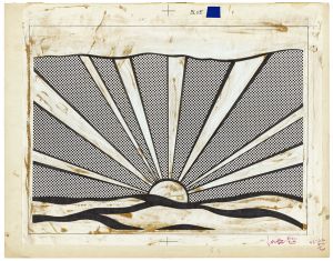 Artwork: Sunrise (Color Separation), 1965 (RLCR 1165.1)