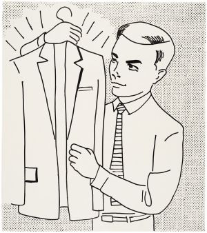 Artwork: Man with Coat, c. 1961 (RLCR 646)
