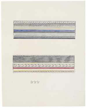 Artwork: Entablature (Studies), 1976 (RLCR 2441)