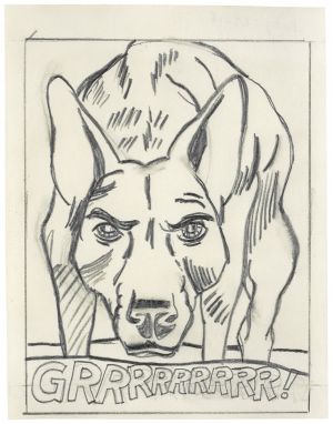 Artwork: Grrrrrrrrrrr!! (Study), c. 1965 (RLCR 1078)