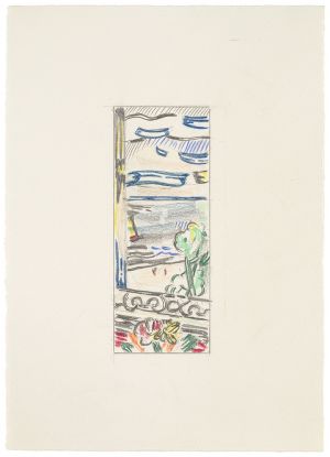 Artwork: View from the Window (Study), 1984 (RLCR 3393)
