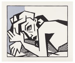 Artwork: Reclining Nude (Black State), 1981 (RLCR 3041)