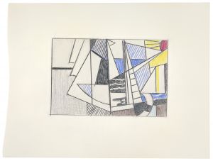 Artwork: Sailboats (Study), 1974 (RLCR 2302)