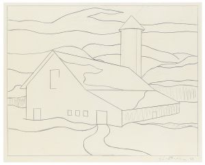 Artwork: Red Barn II (Study), 1969 (RLCR 1768)
