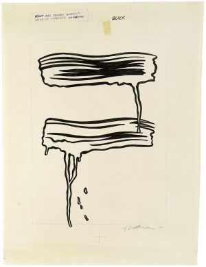 Artwork: Brushstrokes (Color Separation), 1965 (RLCR 1023)