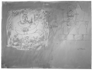 Artwork: Storming the Castle (Study), c. 1950 (RLCR 221)