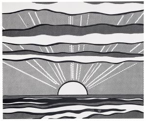 Artwork: Black and White Sunrise, 1964 (RLCR 829)
