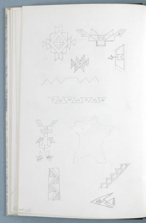 Artwork: Amerind (Studies), c. 1979 (RLCR 2688.6V)