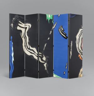 Artwork: Screen with Brushstrokes, c. 1984–86 (fabricated c. 1986–1990) (RLCR 3401) Photo: Courtesy Christie's RLCR 3401.2/12