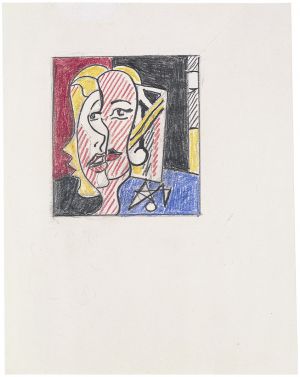 Artwork: Female Head (Study), 1977 (RLCR 2553)