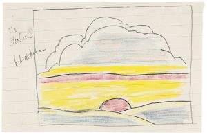 Artwork: Sinking Sun (Study), c. 1964 (RLCR 965)