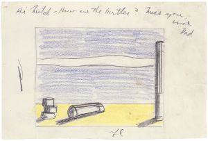 Artwork: Ruins (Study), c. 1965 (RLCR 1133)